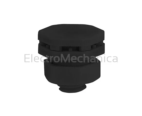 M12 NYLON SCREW-IN VENT PLUGS BLK