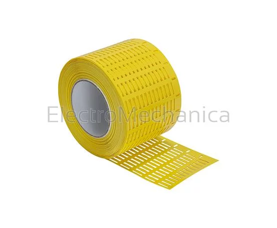 4x15mm PUSHIN TAG YEL(12552/roll)