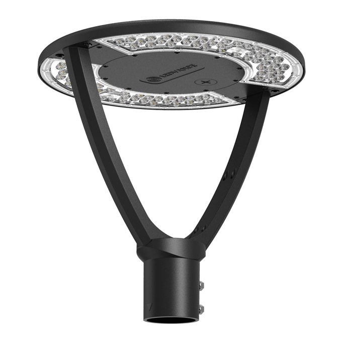 LED POST TOP 59W PS SYMMETRIC WARM/COOL WHITE IP66 BLACK
