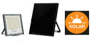 SOLAR LED ECO FLOODLIGHT 900LM DAYLIGHT BLACK